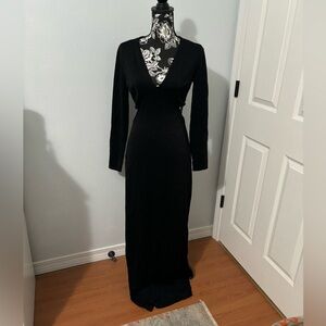 Black gown, glittery details!